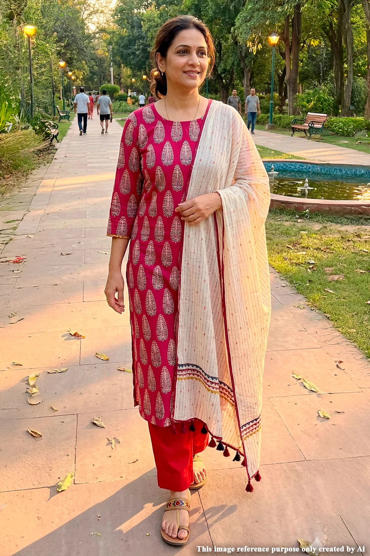Majestic Maroon Kurta Set