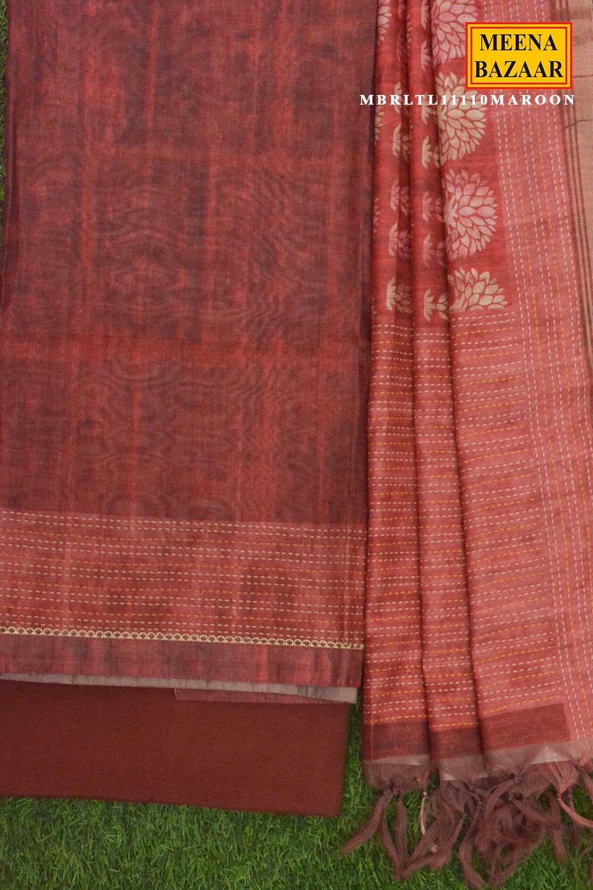 Maroon Gota Patti Suit Set - Image 3