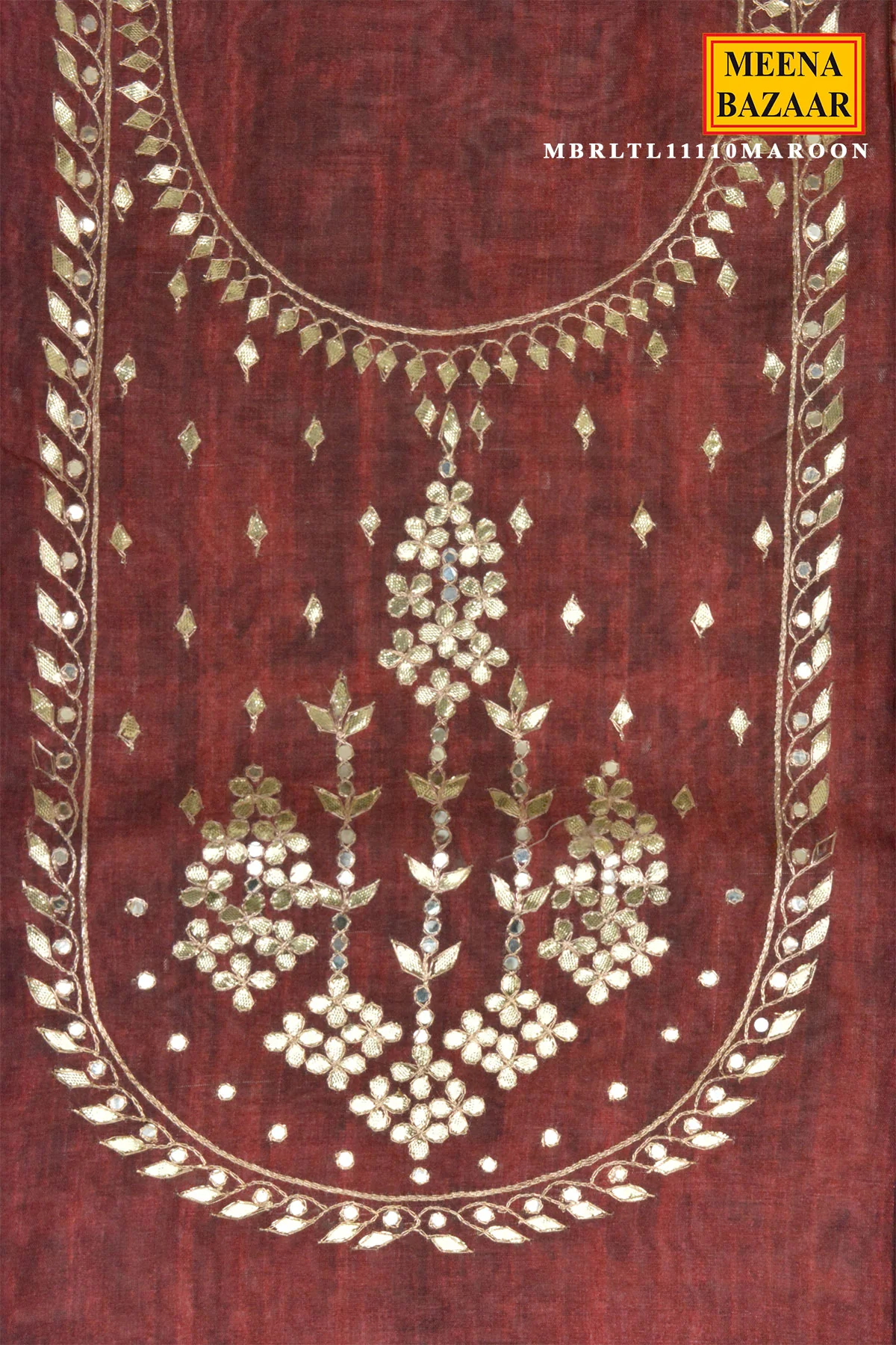 Maroon Gota Patti Suit Set - Image 4