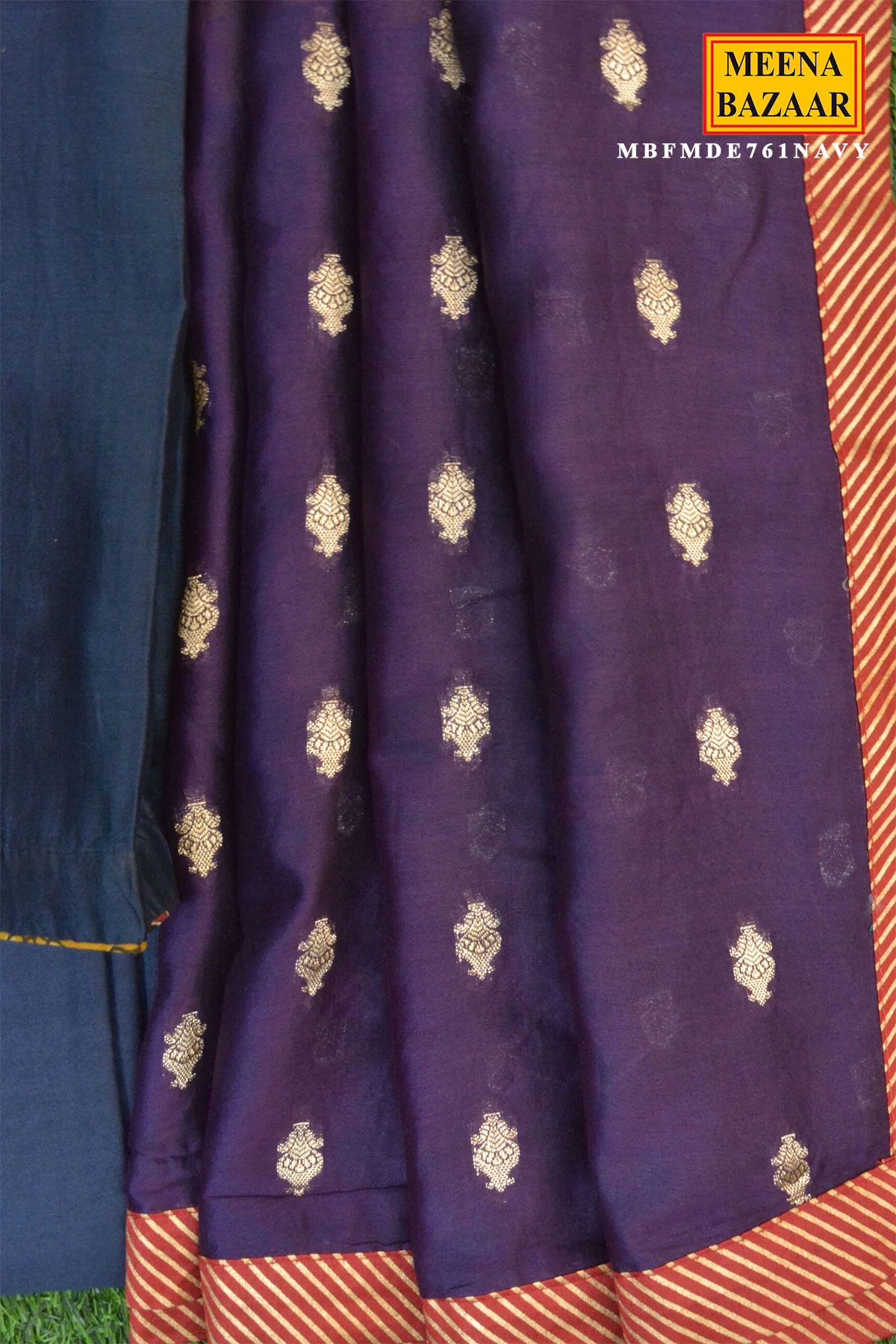 Midnight Navy Kurta Set - Image 4