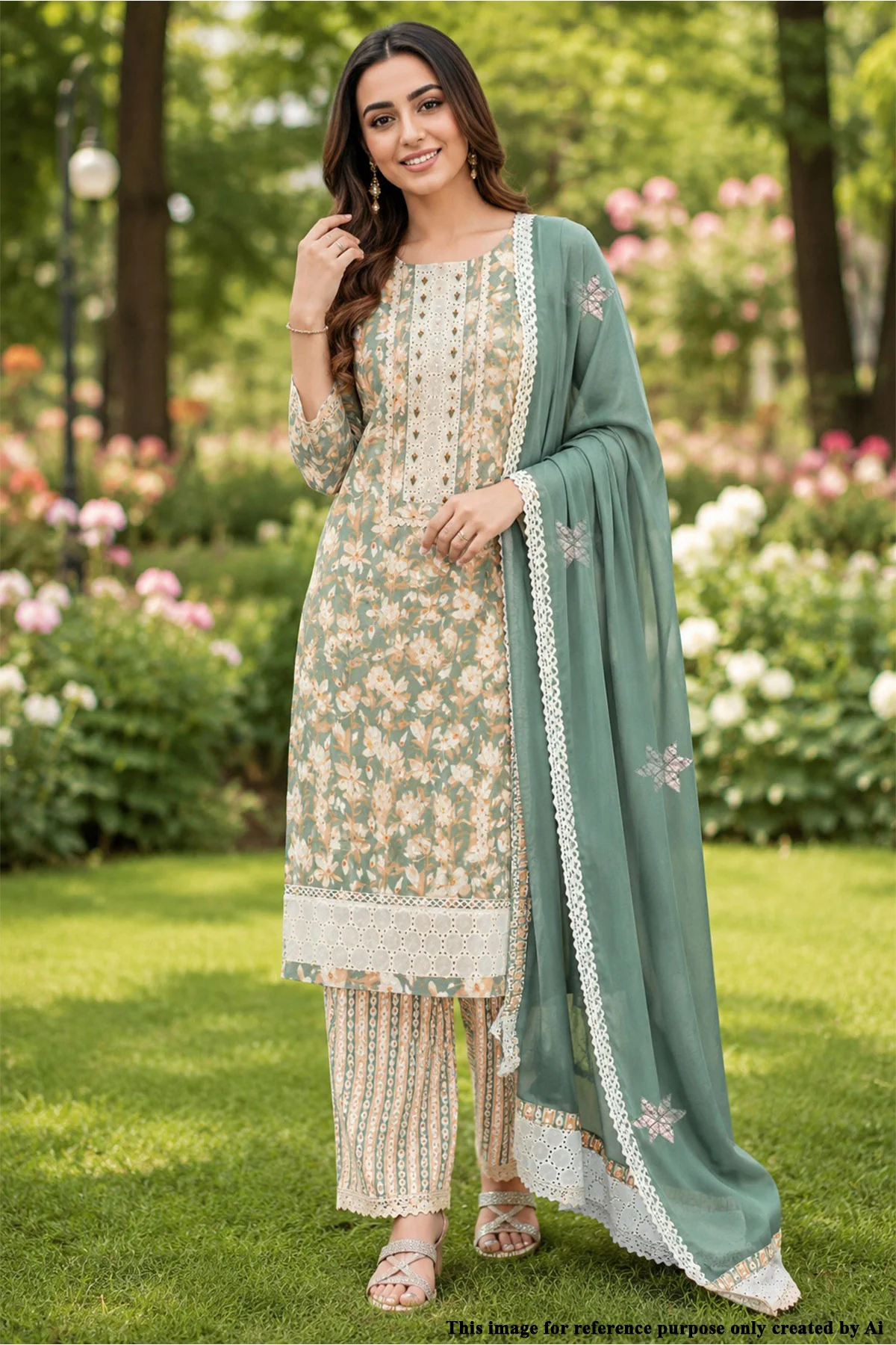 Pista Blossom Floral Printed Suit Set
