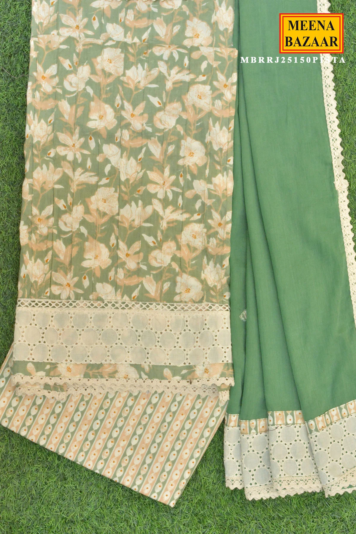 Pista Blossom Floral Printed Suit Set - Image 4