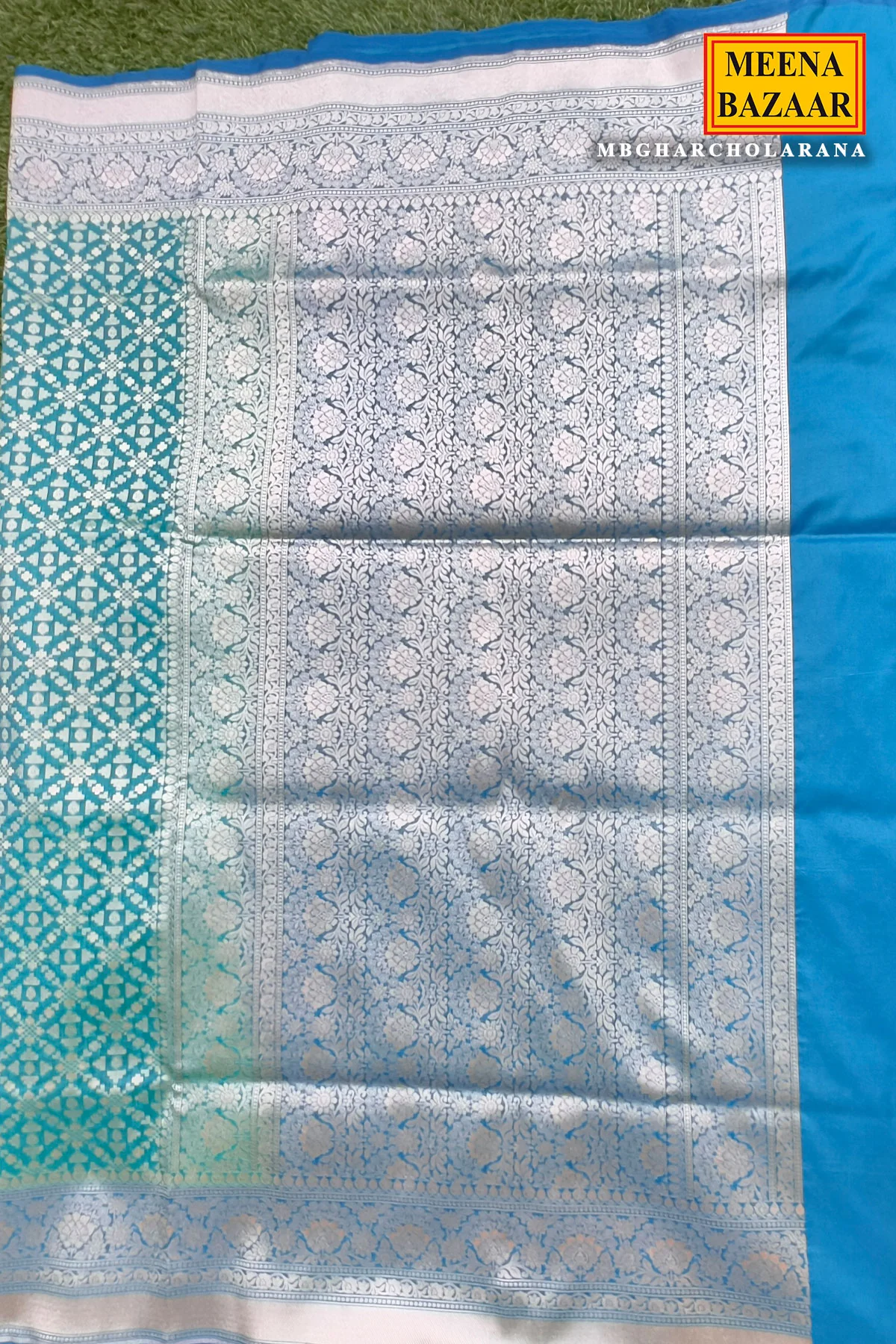 Rama Banarasi Saree - Elegant Festive Wear - Image 5