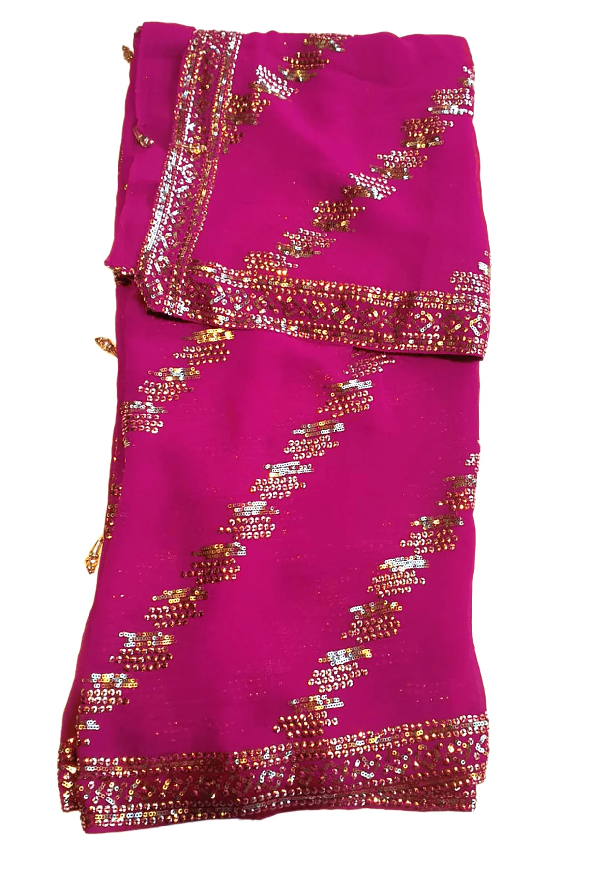 Rani Georgette Sequins Embroidered Unstitched Suit - Image 7