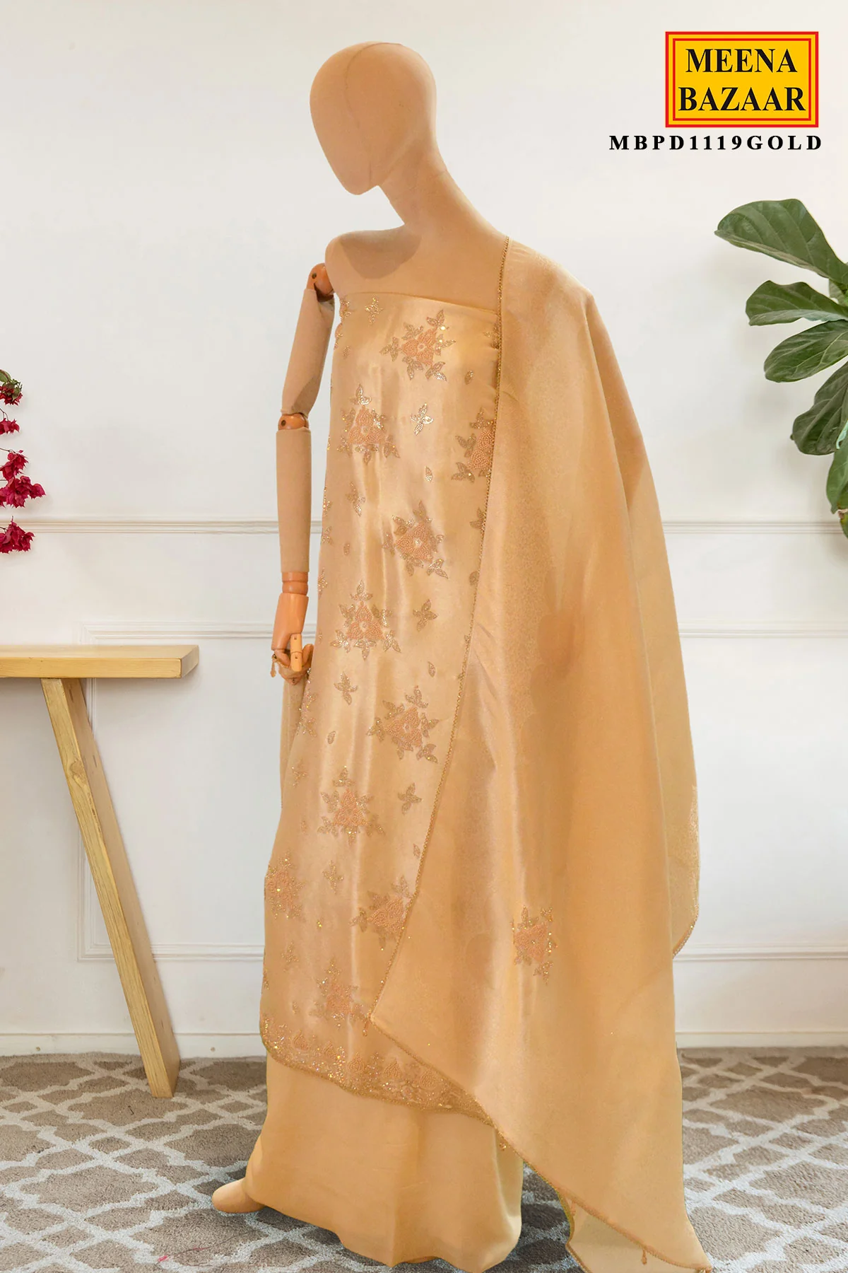 Swarovski Gold Suit Set - Image 2