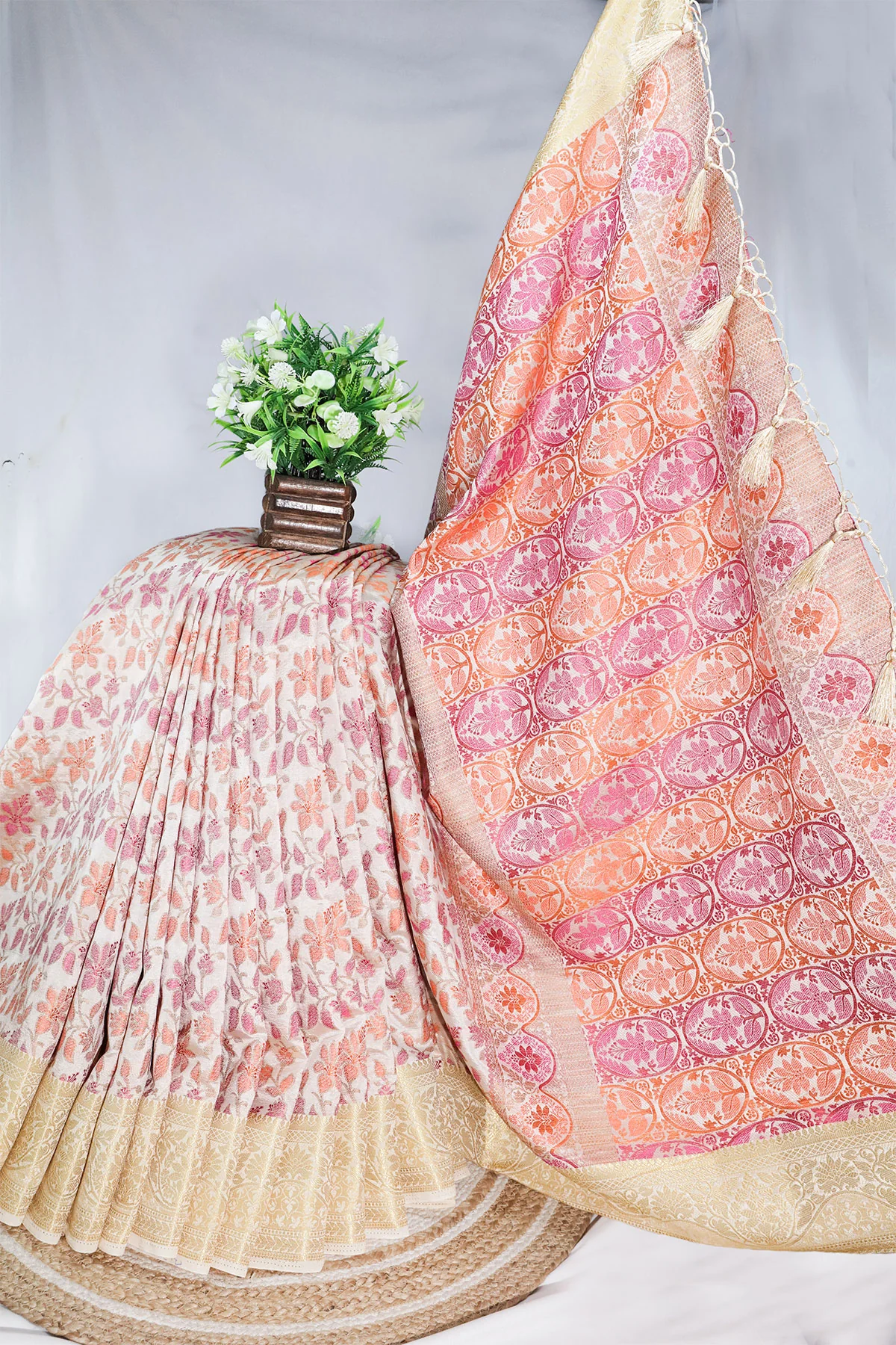 Tussar Silk Weaving Saree | Luxury Woven Saree