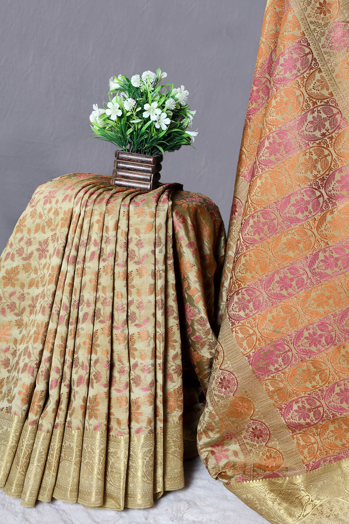Tussar Silk Weaving Saree | Luxury Woven Saree