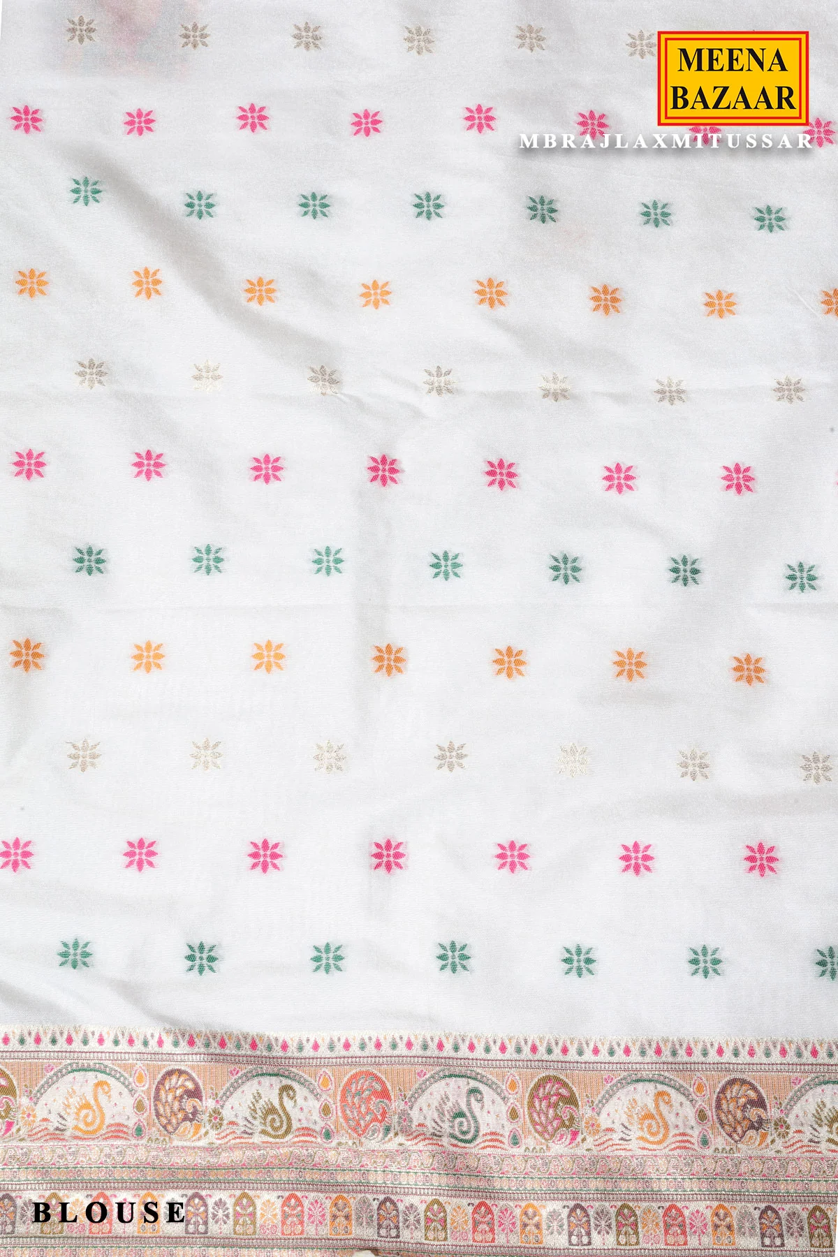 Tussar Silk Woven Saree for Women Elegant Traditional Ethnic Saree - Image 3